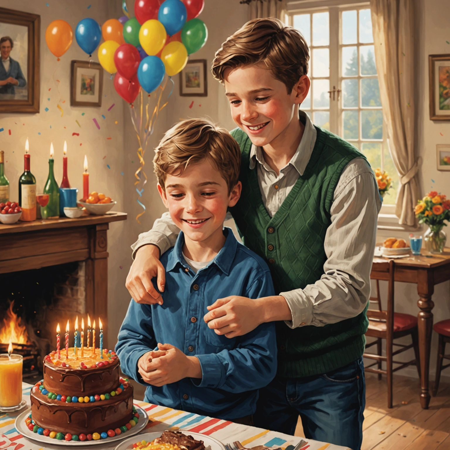 Поздравления с Днем рождения брату: Душевные поздравления и открытки для брата