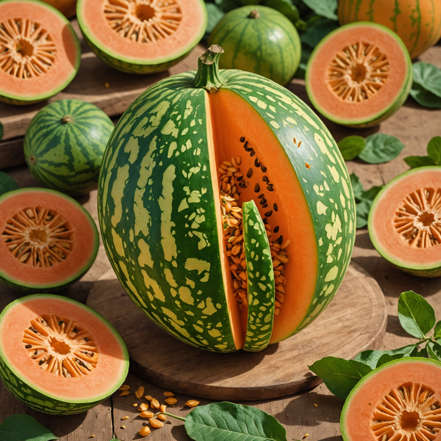 Дыня Эфиопка — сорт с сладкой мякотью: уникальное сочное открытие для ценителей натуральных вкусов