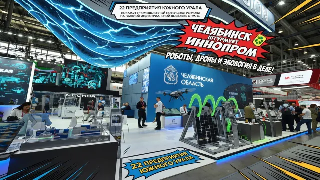 Челябинск штурмует ИННОПРОМ. Роботы, дроны и экология в деле!